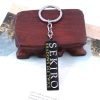 Game Sekiro Shadows Die Twice Keychain Rectangle Letter Logo Metal Keyring Pendant Men Car Women Bag 4 - Sekiro Shop