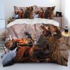 Sekiro Shadows Die Twice Game Game Comforter Bedding Set Duvet Cover Bed Set Quilt Cover Pillowcase 12 - Sekiro Shop