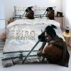 Sekiro Shadows Die Twice Game Game Comforter Bedding Set Duvet Cover Bed Set Quilt Cover Pillowcase 19 - Sekiro Shop