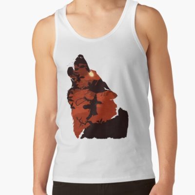 Sekiro - One Armed Wolf (Red) Tank Top Official Sekiro Merch