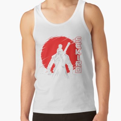 One-Armed Wolf Red Sun Tank Top Official Sekiro Merch