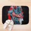 Sekiro Shadows Die Twice Neon Paint 2 Bath Mat Official Sekiro Merch