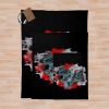 Sekiro Shadows Die Twice Neon Paint 4 Throw Blanket Official Sekiro Merch