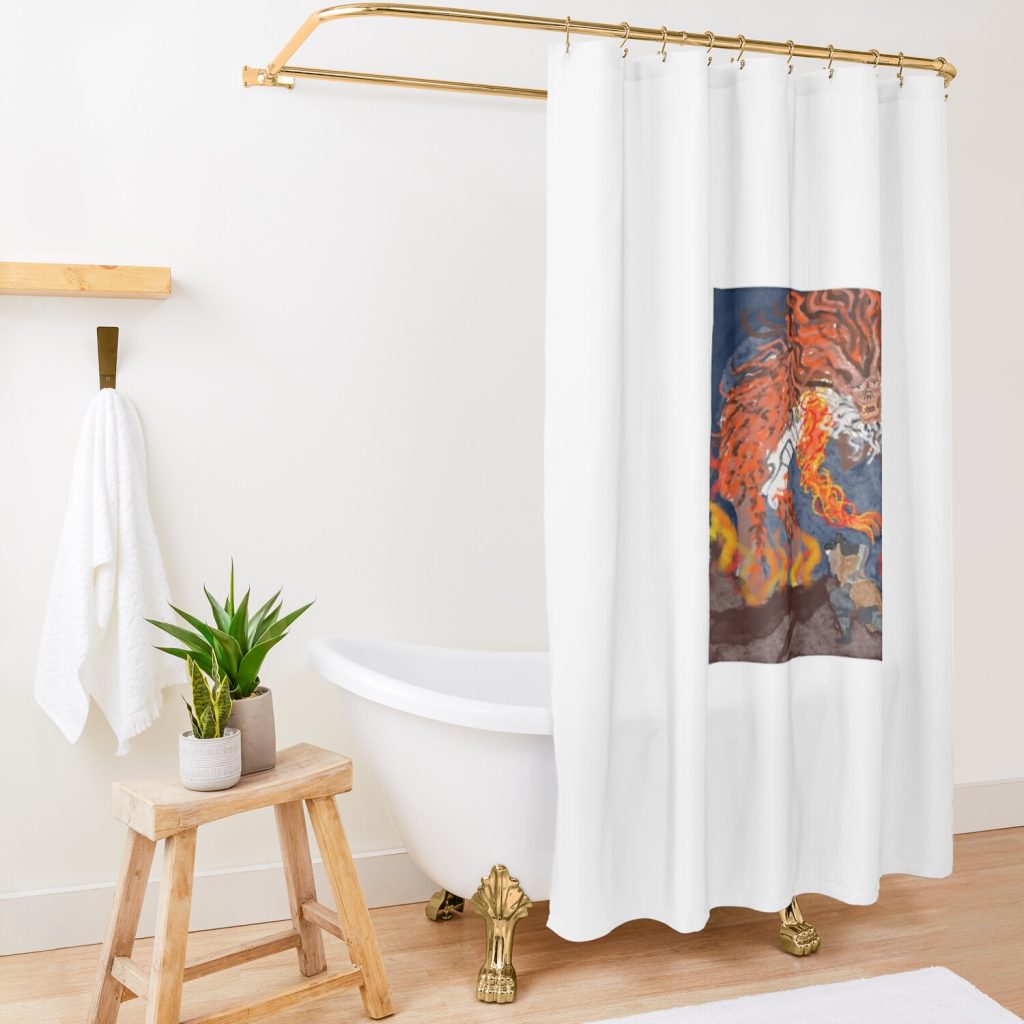 Sekiro Shower Curtain Official Sekiro Merch