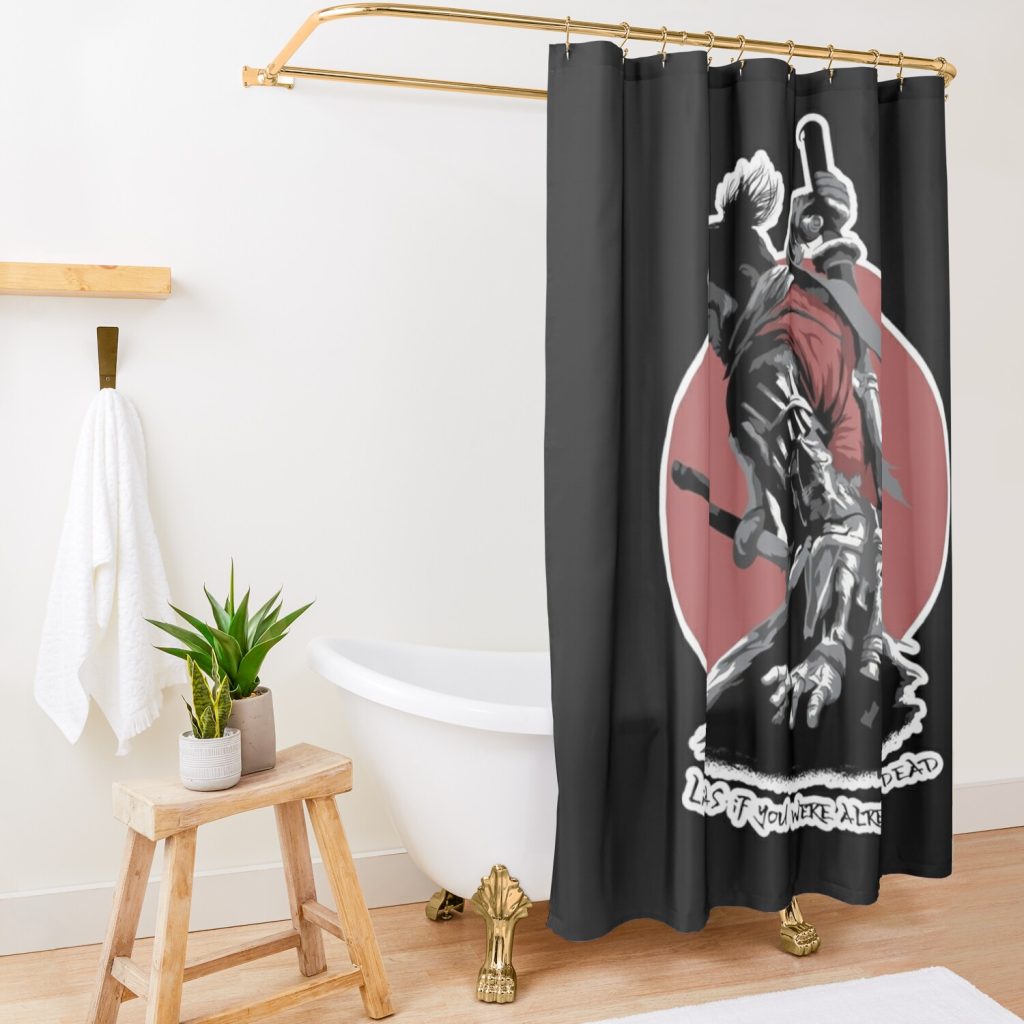 Sekiro Shower Curtain Official Sekiro Merch