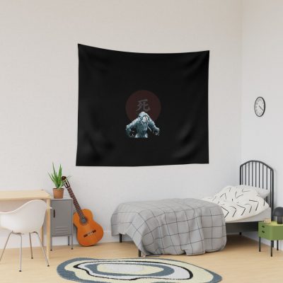 Sekiro Guardian Ape Pixel Art Tapestry Official Sekiro Merch