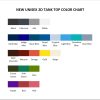 tank top color chart - Sekiro Shop