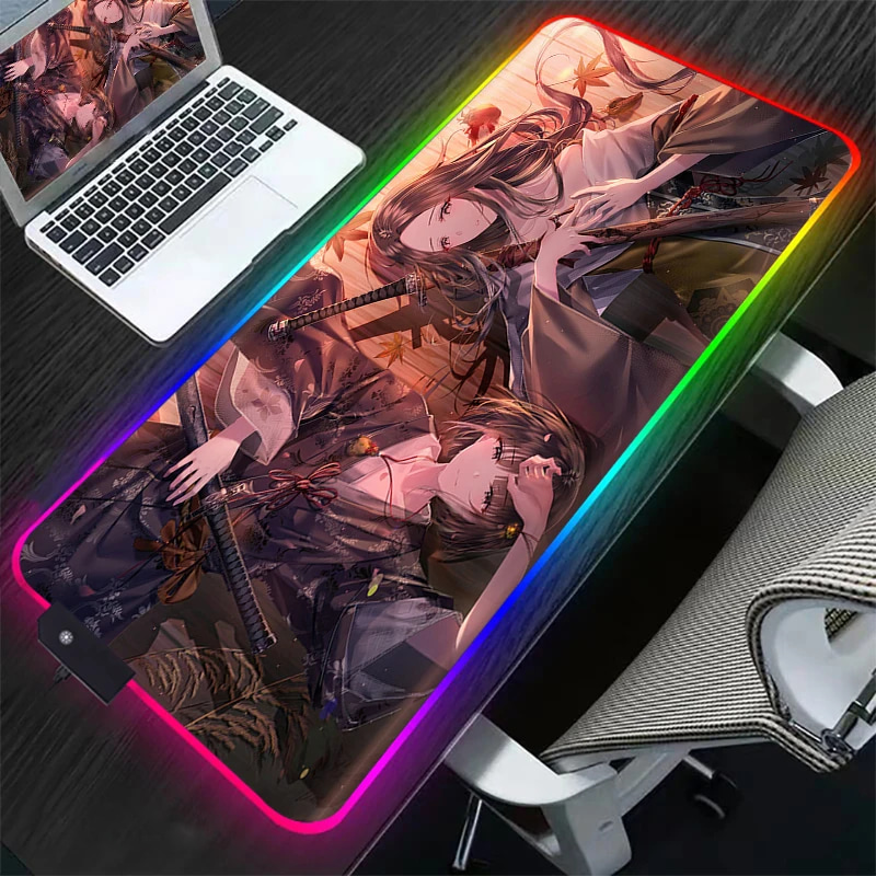 Sekiro Game Led Mouse Pad 