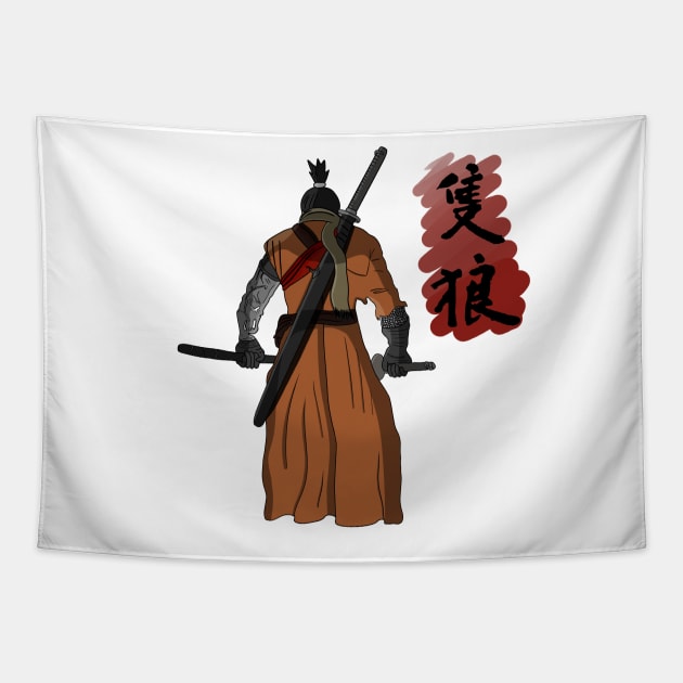 Sekiro With Kanji Tapestry